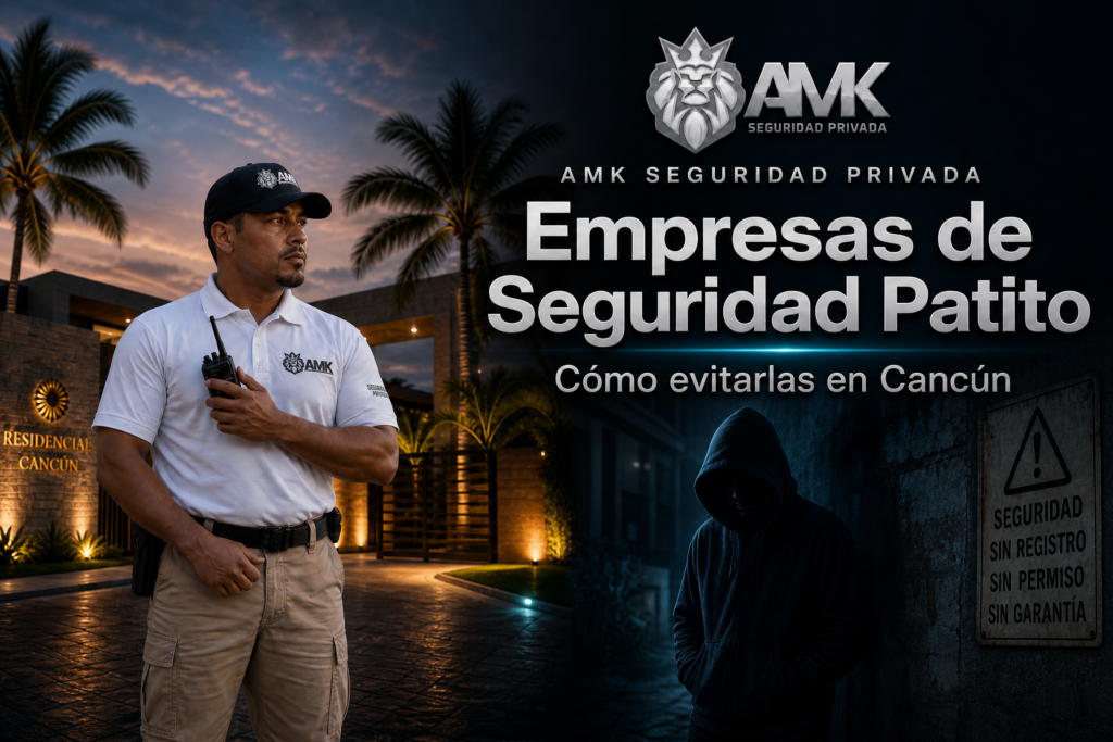 Empresas de Seguridad Patito en Cancún: Cómo Evitarlas y Por Qué Elegir AMK Seguridad Privada